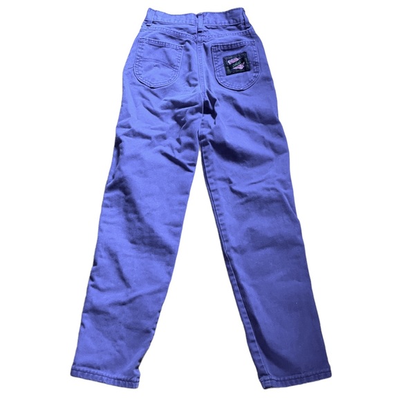 Vintage 80s/90s CHIC Purple Girls Jeans - Picture 4 of 11
